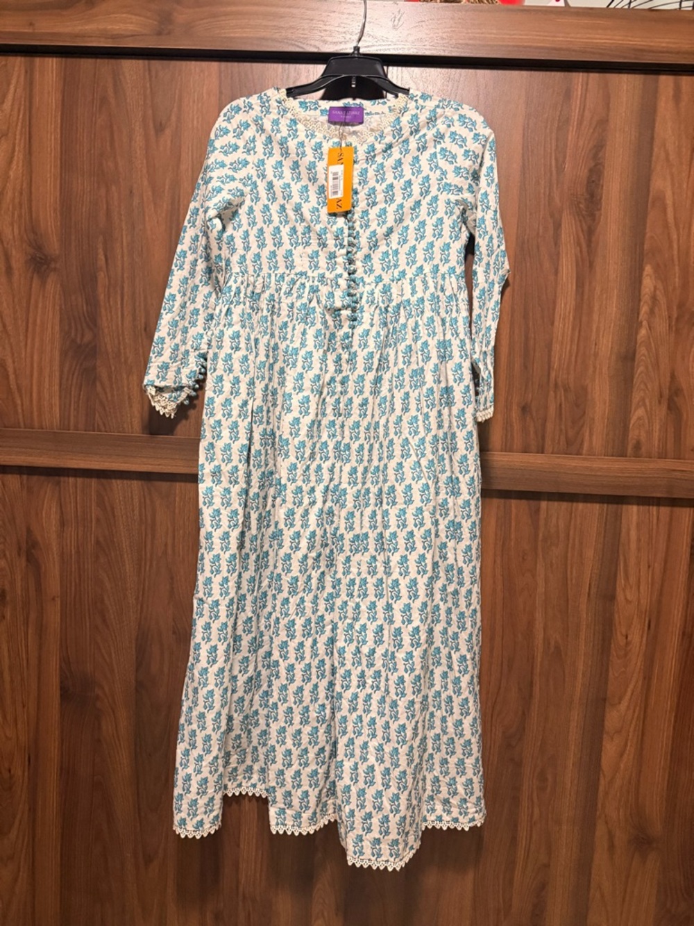 NWT Sana Safinaz Maxi Kurti Dress, Size XS